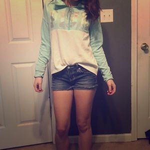 Pink long sleeve pullover